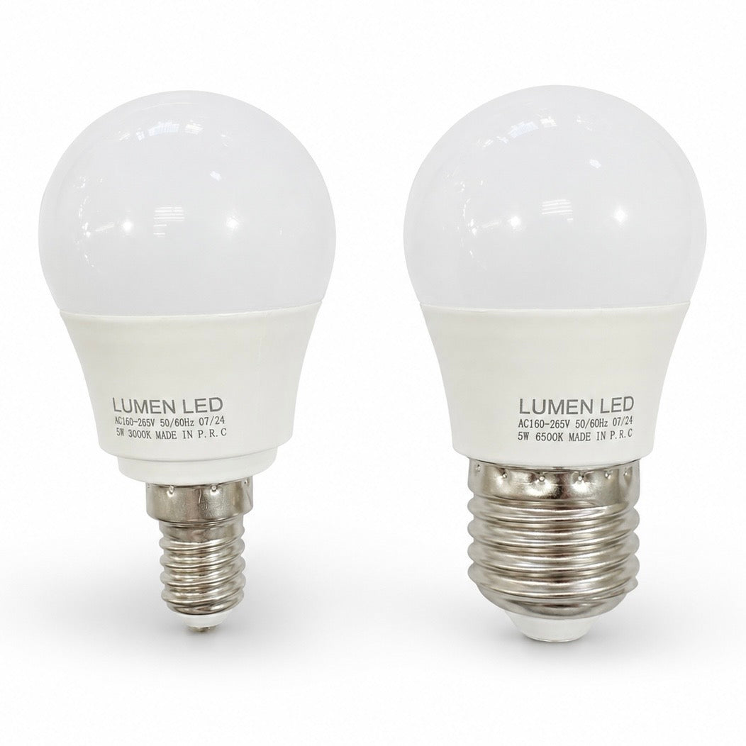 G45 LED Bulb 5W 220V | E14 & E27 Base | Daylight & Warm Light