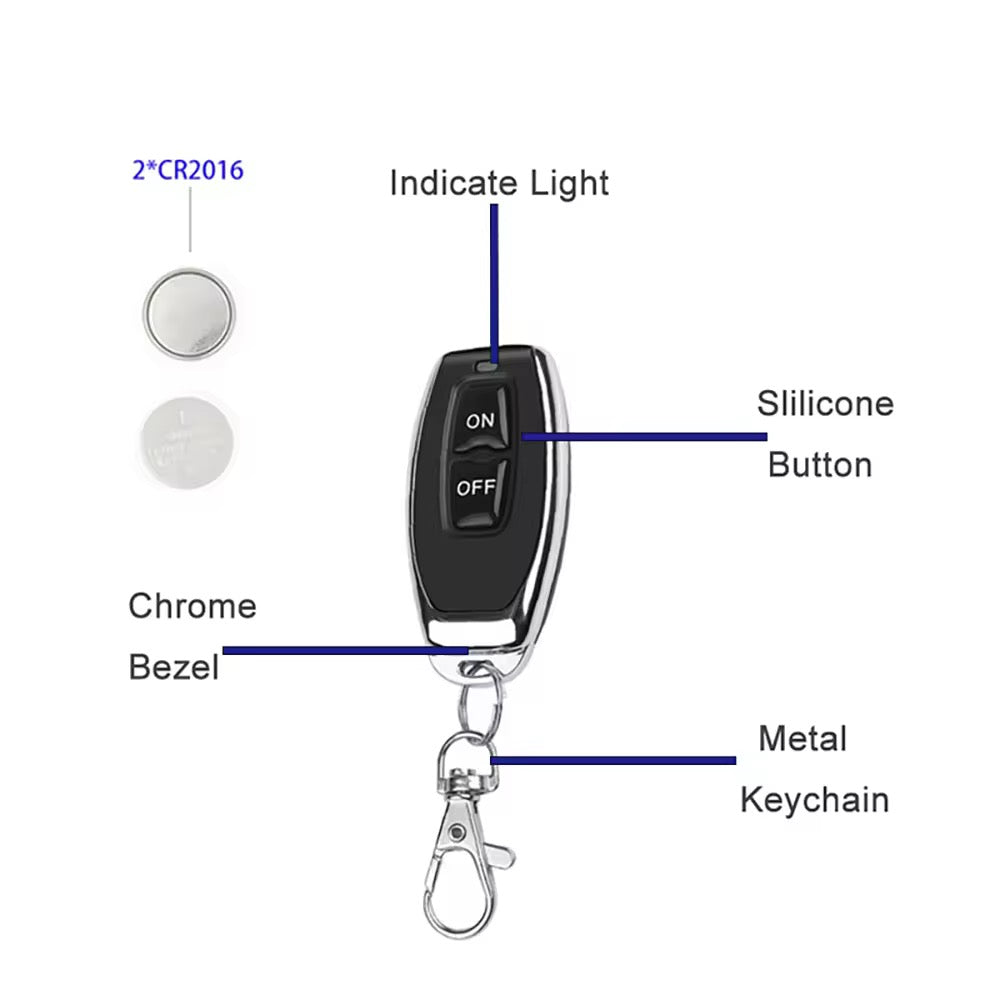 433MHz Wireless Remote Control - Spare Remote for RF Switches