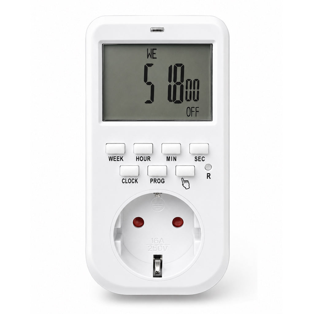 Plug-In Weekly Digital Timer 16A