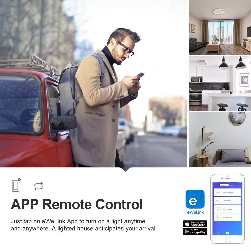 Sonoff BASICR2 Wi-Fi Smart Switch 10A - App Control via eWeLink
