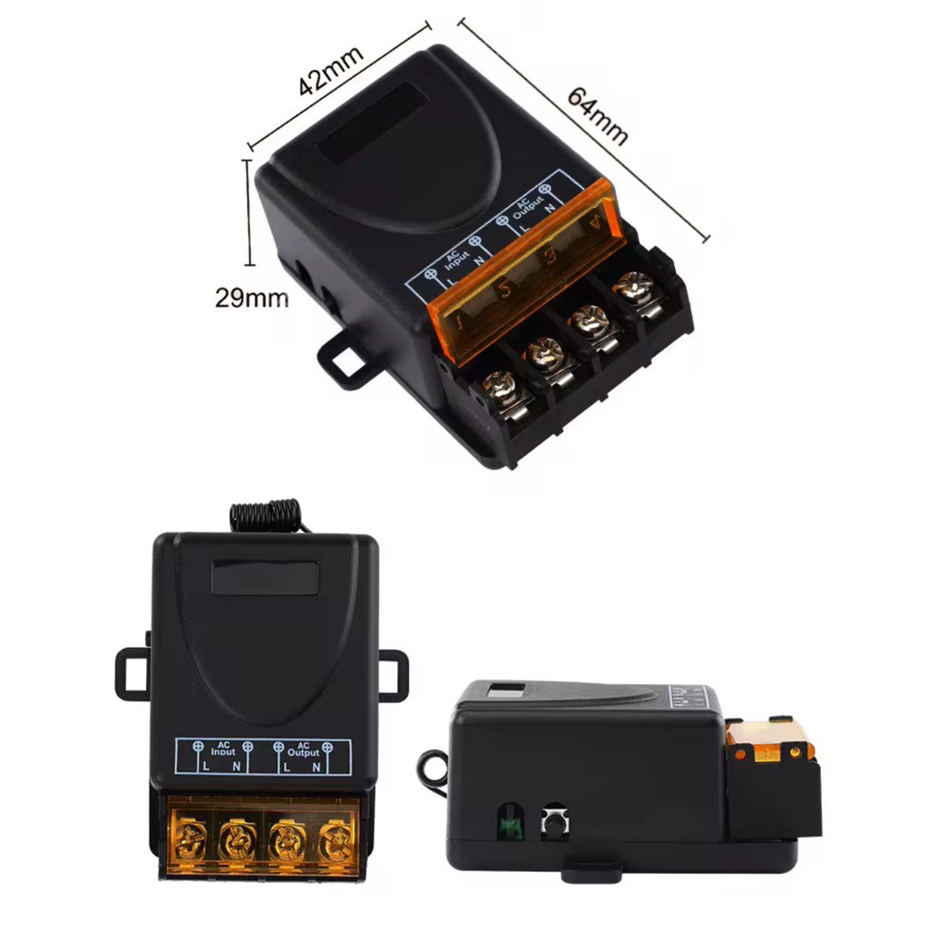 433MHz Wireless Remote Control Switch 30A 220V - 1 Remote Included